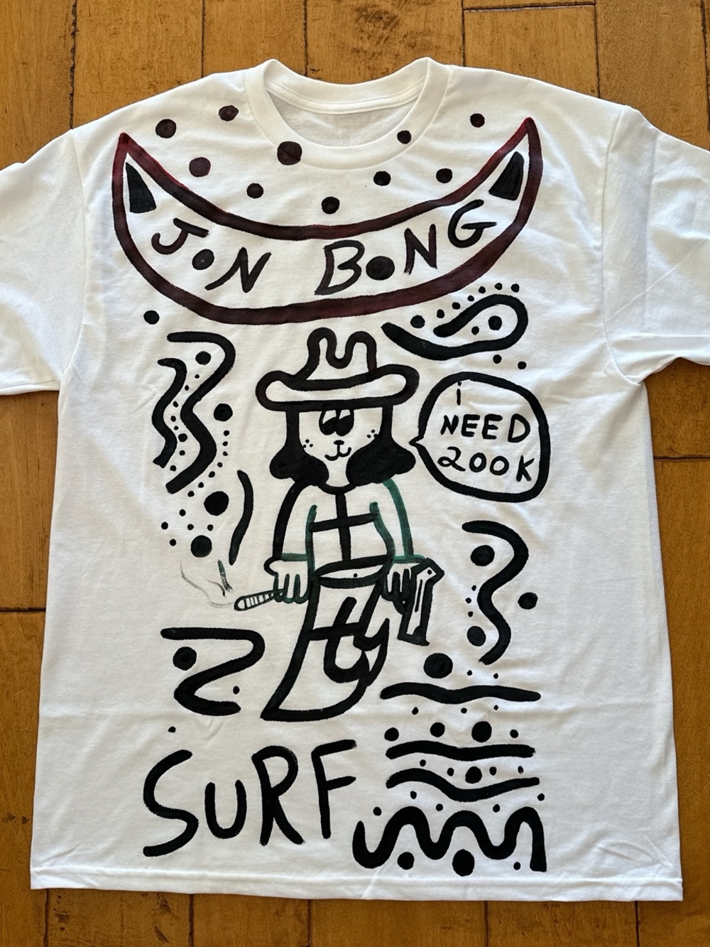 Jon White Graphic Surf T-Shirt